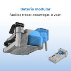 Mini Drone E88 Câmera 4K HD Wi-Fi 2.4GHz Voo 360 Filmagem Fácil Manuseio Prati