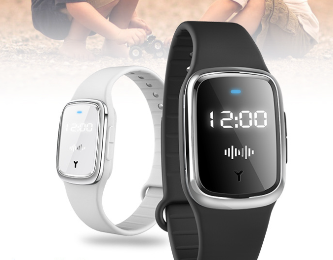Pulseira repelente de insetos, relógio digital ultrassônico, repelente de inse