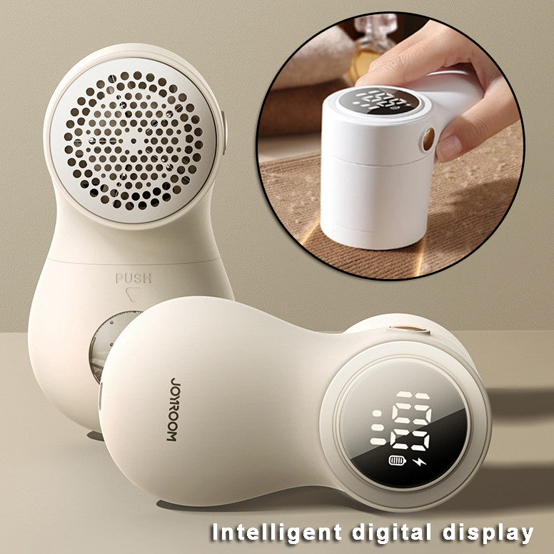 Barbeador elétrico inteligente LED USB recarregável portátil removedor de pel