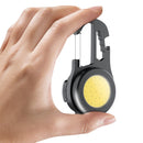 Chaveiro compacto 6 em 1, mini lanterna ultrabrilhante, lâmpada utilitária de