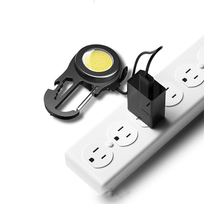 Chaveiro compacto 6 em 1, mini lanterna ultrabrilhante, lâmpada utilitária de