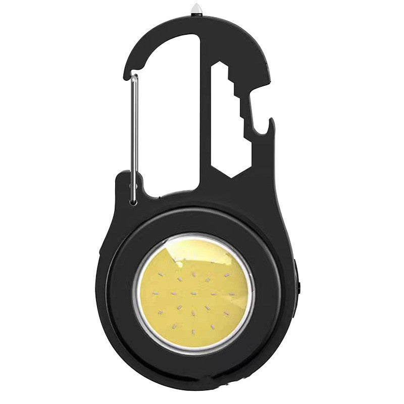 Chaveiro compacto 6 em 1, mini lanterna ultrabrilhante, lâmpada utilitária de