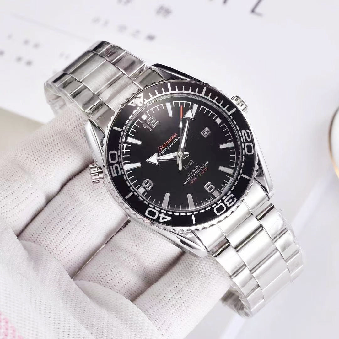 Relógio de quartzo masculino moderno e elegante, casual de escritório com 3 pi