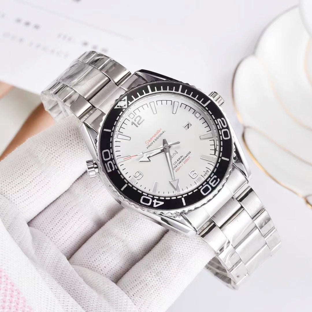 Relógio de quartzo masculino moderno e elegante, casual de escritório com 3 pi