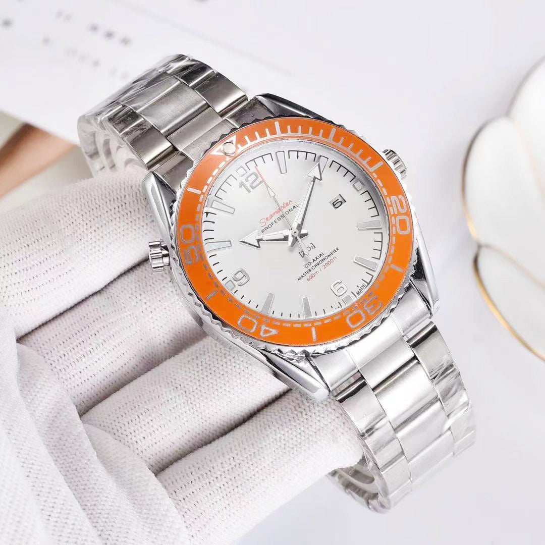 Relógio de quartzo masculino moderno e elegante, casual de escritório com 3 pi