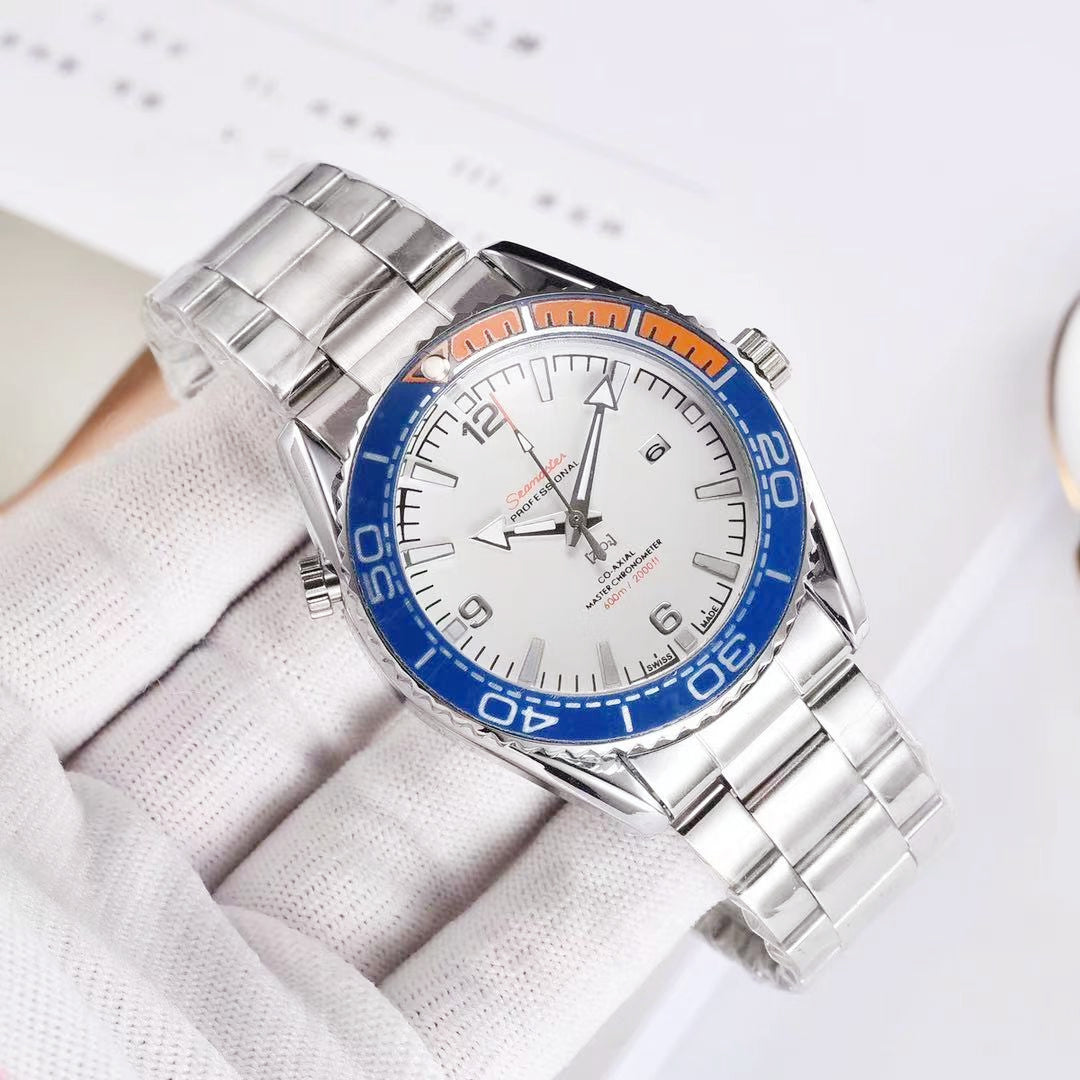 Relógio de quartzo masculino moderno e elegante, casual de escritório com 3 pi