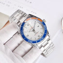 Relógio de quartzo masculino moderno e elegante, casual de escritório com 3 pi