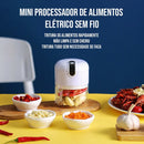 Mini Processador Alimentos Triturador Moedor Elétrico Sem Fio 250ml USB