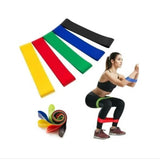 Kit 5 Faixas Elásticas Mini Band Elastico Musculação Funcional Exercício Yog
