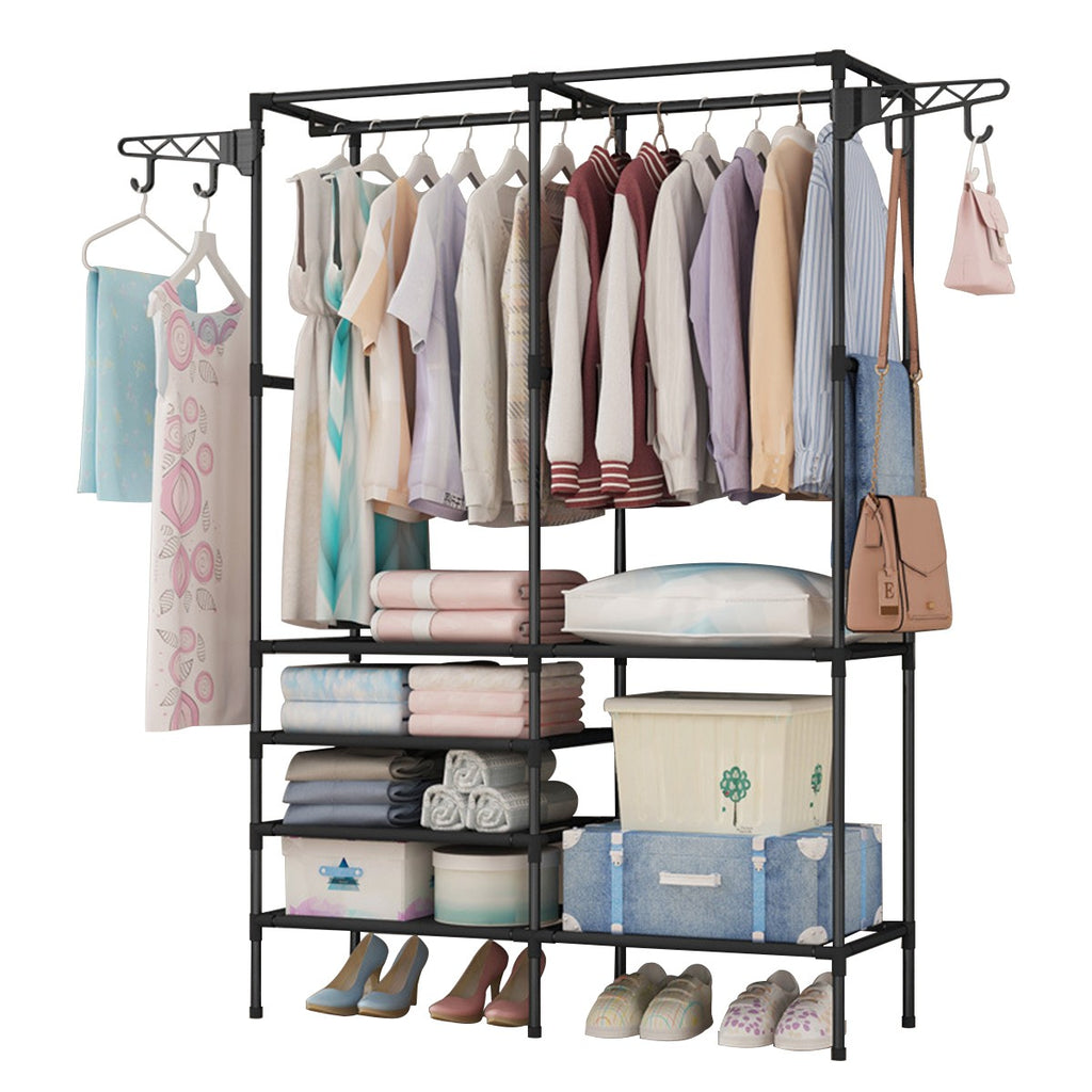 Rack Sapateira Arara Guarda Roupa Portatil Arara Multifuncional Sapato Oraganiza