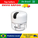 Mini Processador Alimentos Triturador Moedor Elétrico Sem Fio 250ml USB