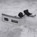 Balança portátil display digital lcd 110lb/50kg bagagem eletrônica suspensa m