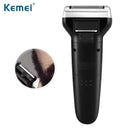 Kemei Multi funcional Impermeável 3-em-1 Beleza Set Faca Cabeça USB Barba Barbea