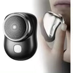 Mini Barbeador Elétrico Portátil Lavável Recarregável Usb Aparador de Barba Bols