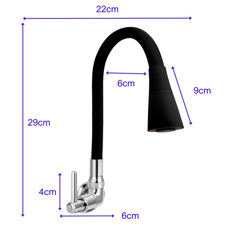 Torneira Flexivel Cozinha Gourmet Bico Dupla Função Spray / Chuveirinho Cromad