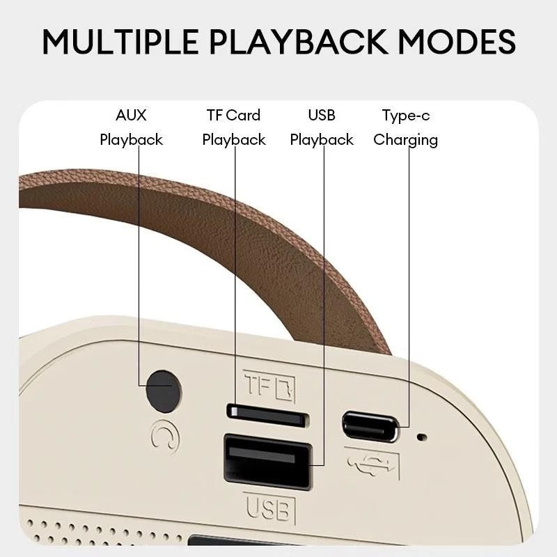 Bettow-K12 Alto-falante Bluetooth, 2Mic