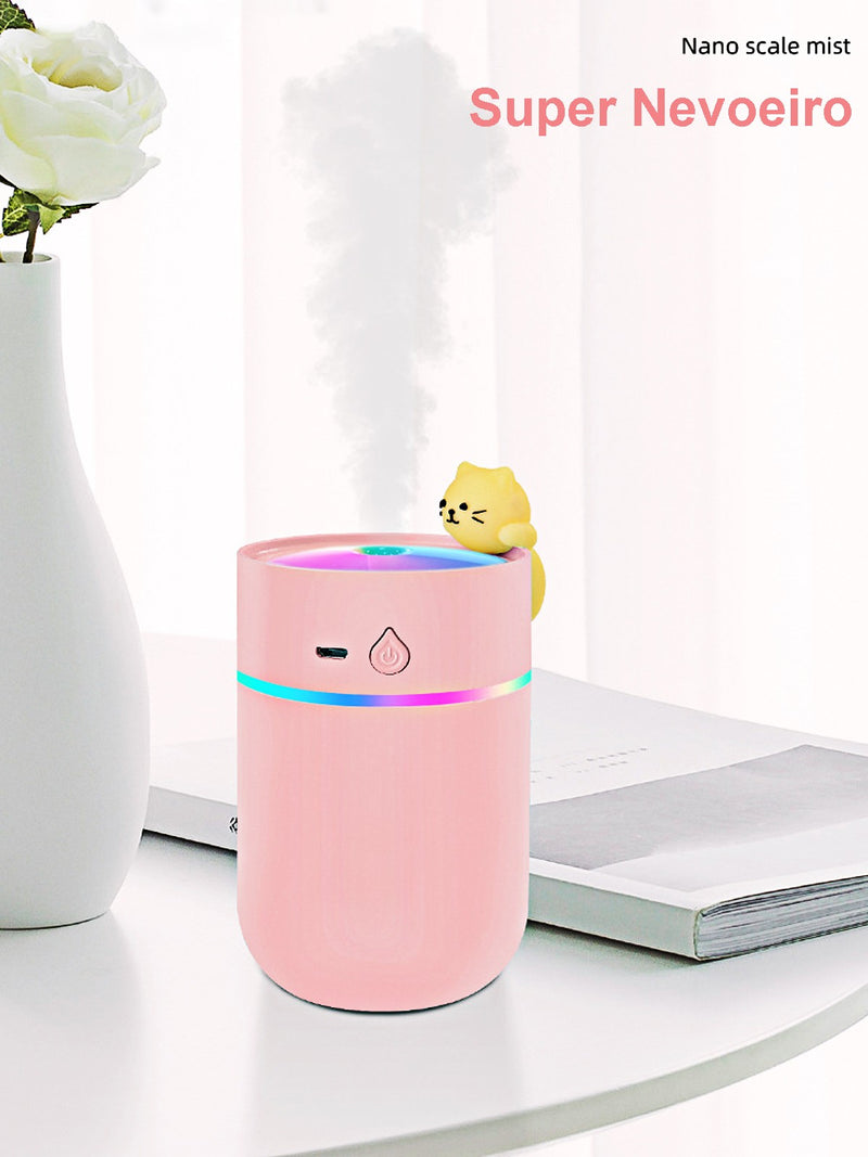 Umidificador De Ar Ultrassônico Escrito?rio ?Aromatizador De Carro Usb Led De A