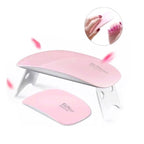 Cabine Mini Secador De Unhas Esmalte Gel Led Sun Uv Portátil Dobrável Forninho