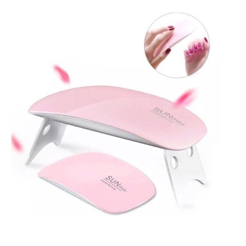 Cabine Mini Secador De Unhas Esmalte Gel Led Sun Uv Portátil Dobrável Forninho