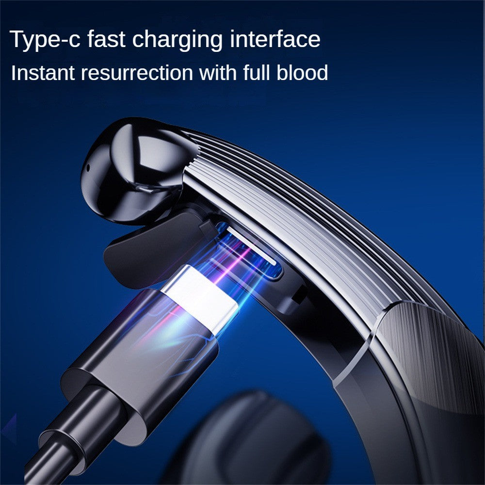 Fone de ouvido sem fio V20 Bone Conduction, fones de ouvido compatíveis com Blu