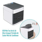 Mini Ar Condicionado Portátil Climatizador Ar Individual Led Cor Branco 110V/22