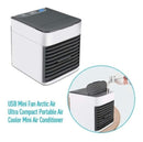 Mini Ar Condicionado Portátil Climatizador Ar Individual Led Cor Branco 110V/22