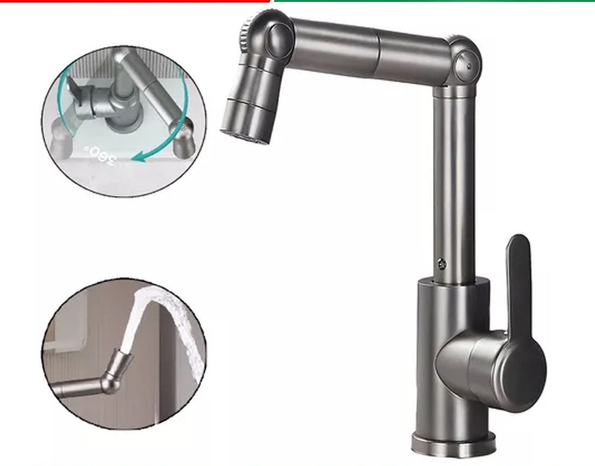 Torneira Giratória Misturador Monocomando Rotação 1080 6001g