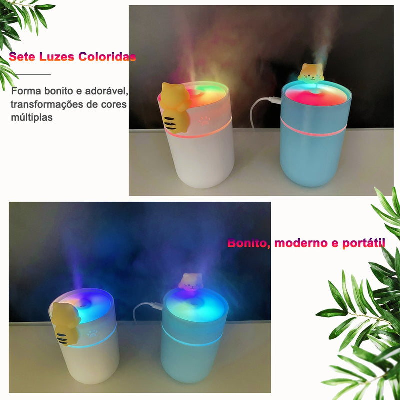 Umidificador De Ar Ultrassônico Escrito?rio ?Aromatizador De Carro Usb Led De A