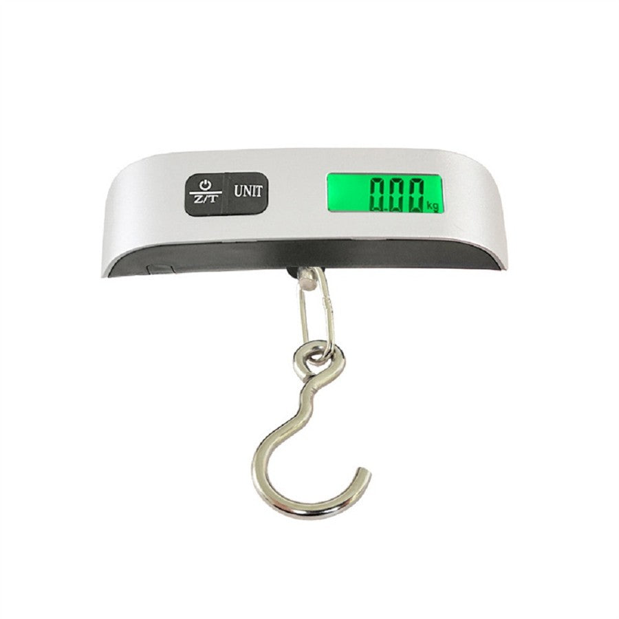 Balança portátil display digital lcd 110lb/50kg bagagem eletrônica suspensa m