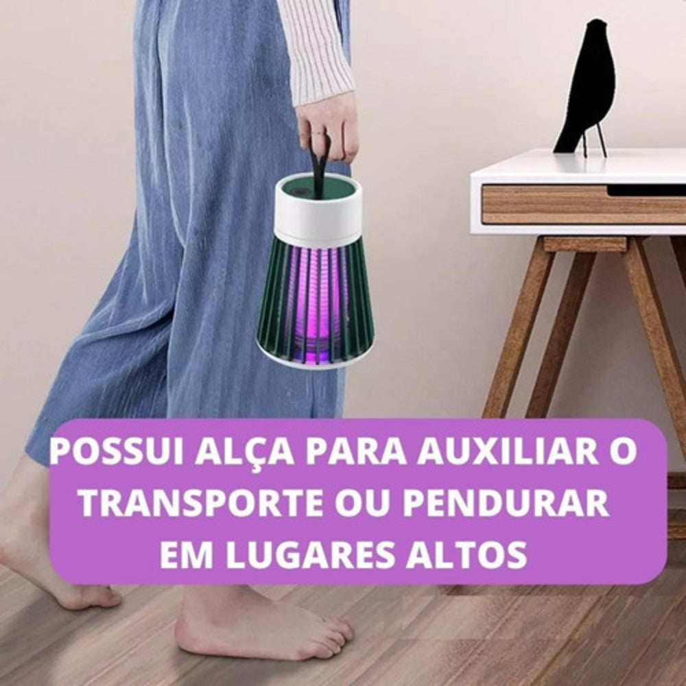 Led uv luz repelente de mosquitos