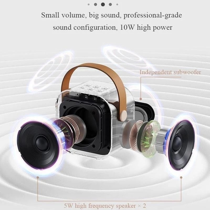 Bettow-K12 Alto-falante Bluetooth, 2Mic