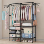 Rack Sapateira Arara Guarda Roupa Portatil Arara Multifuncional Sapato Oraganiza