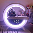 Alto-falante bluetooth multifuncional com luz noturna alto-falante de carregamen