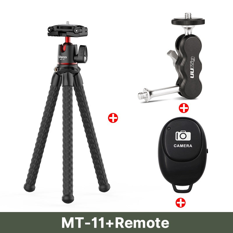 Ulanzi MT-11 polvo flexível mini tripé para gopro iphone smartphone dslr câme