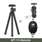 Ulanzi MT-11 polvo flexível mini tripé para gopro iphone smartphone dslr câme