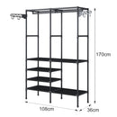 Rack Sapateira Arara Guarda Roupa Portatil Arara Multifuncional Sapato Oraganiza