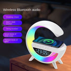 Alto-falante bluetooth multifuncional com luz noturna alto-falante de carregamen