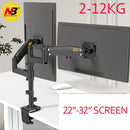 Suporte de mesa para monitor de TV LCD NB H180 FP-2, Mola a Gás, Full Motion, B