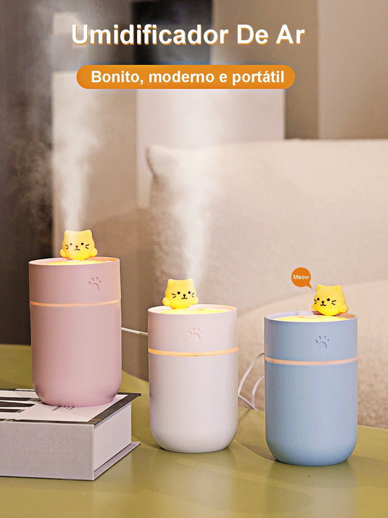 Umidificador De Ar Ultrassônico Escrito?rio ?Aromatizador De Carro Usb Led De A