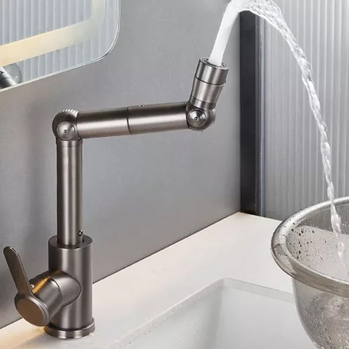 Torneira Giratória Misturador Monocomando Rotação 1080 6001g