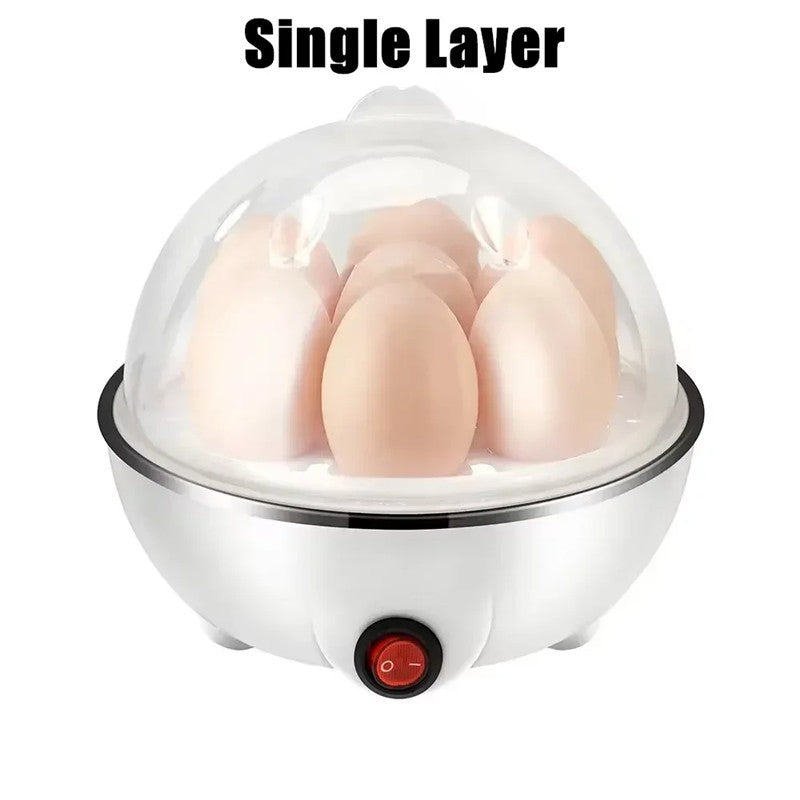 Cozedor de ovos elétrico multifuncional, monocamada, mini vaporizador, cozinha,