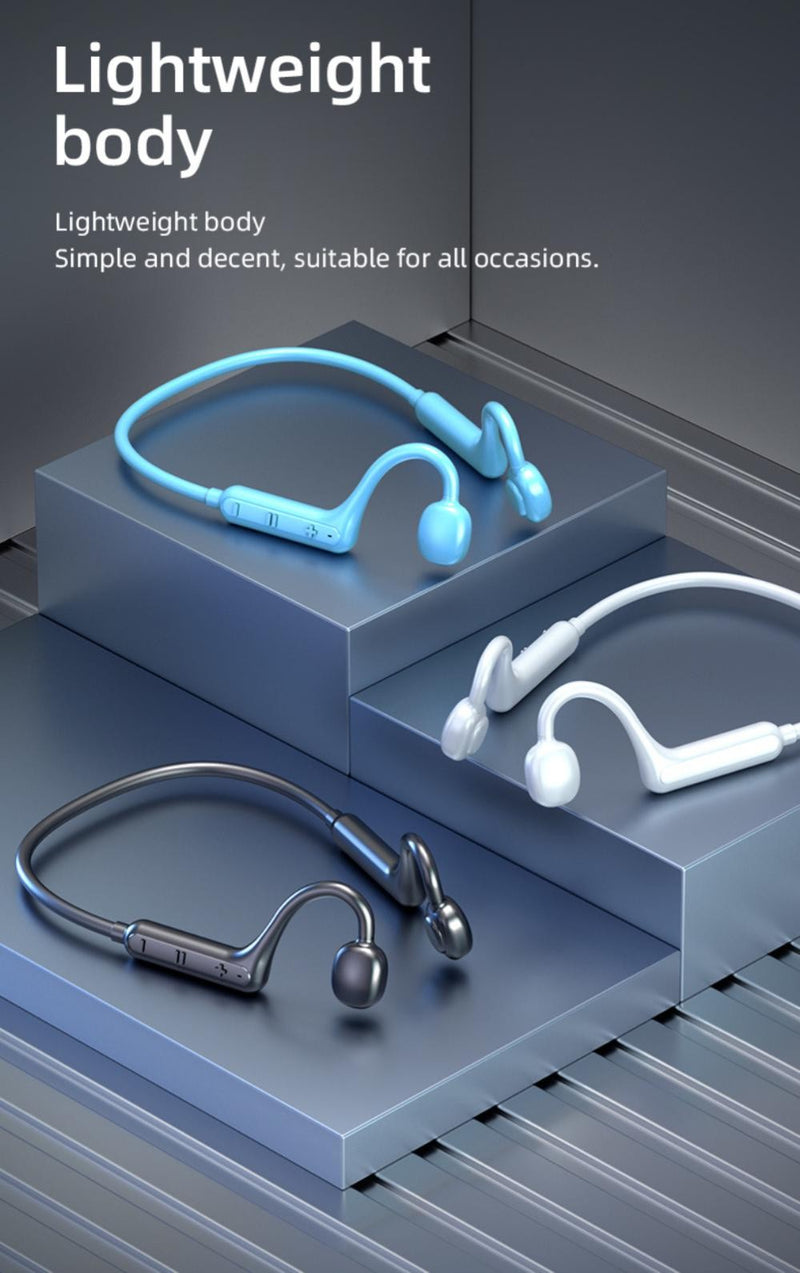 À prova dwireless água sem fio tws fone de ouvido ks15 verdadeira condução óssea bluetooth fone de ouvido estéreo pescoço esportes fone de ouvido com microfone