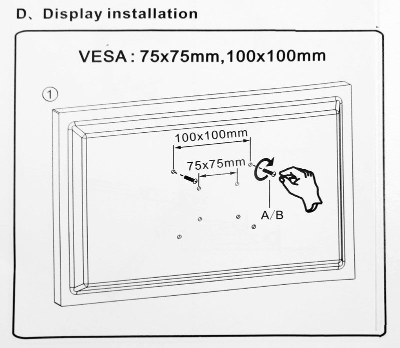 Suporte de mesa para monitor de TV LCD NB H180 FP-2, Mola a Gás, Full Motion, B