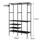 Rack Sapateira Arara Guarda Roupa Portatil Arara Multifuncional Sapato Oraganiza