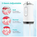 Irrigador Dental Oral Elétrico 3 Modos Fio Dental Portátil Recarregável USB 2