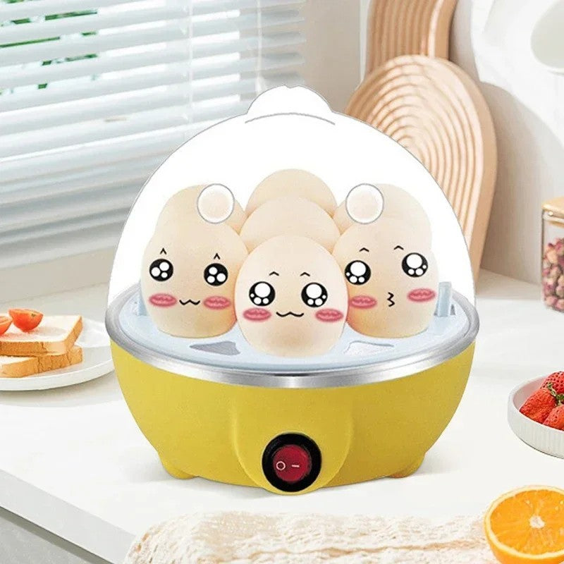 Cozedor de ovos elétrico multifuncional, monocamada, mini vaporizador, cozinha,