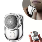 Mini Barbeador Elétrico Portátil Lavável Recarregável Usb Aparador de Barba Bols