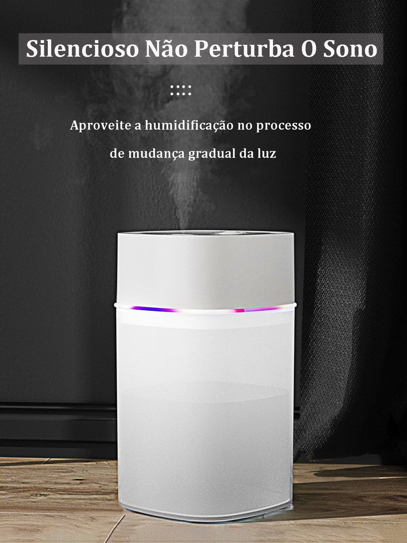 Purificador De Ar E Difusor Ambiente Com Umidificação Silenciosa Ultrassônica