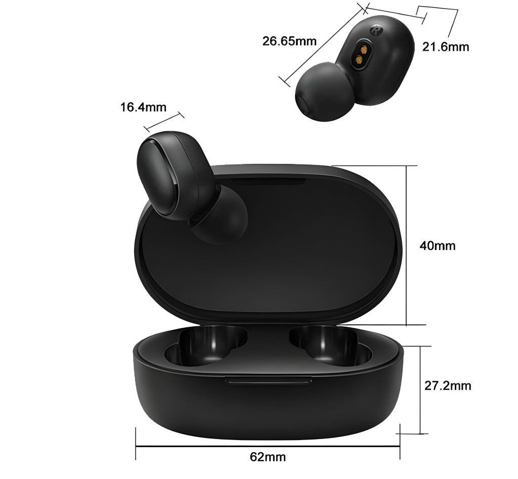 Fone De Ouvido Sem Fio Redmi AirDots 2 Preto
