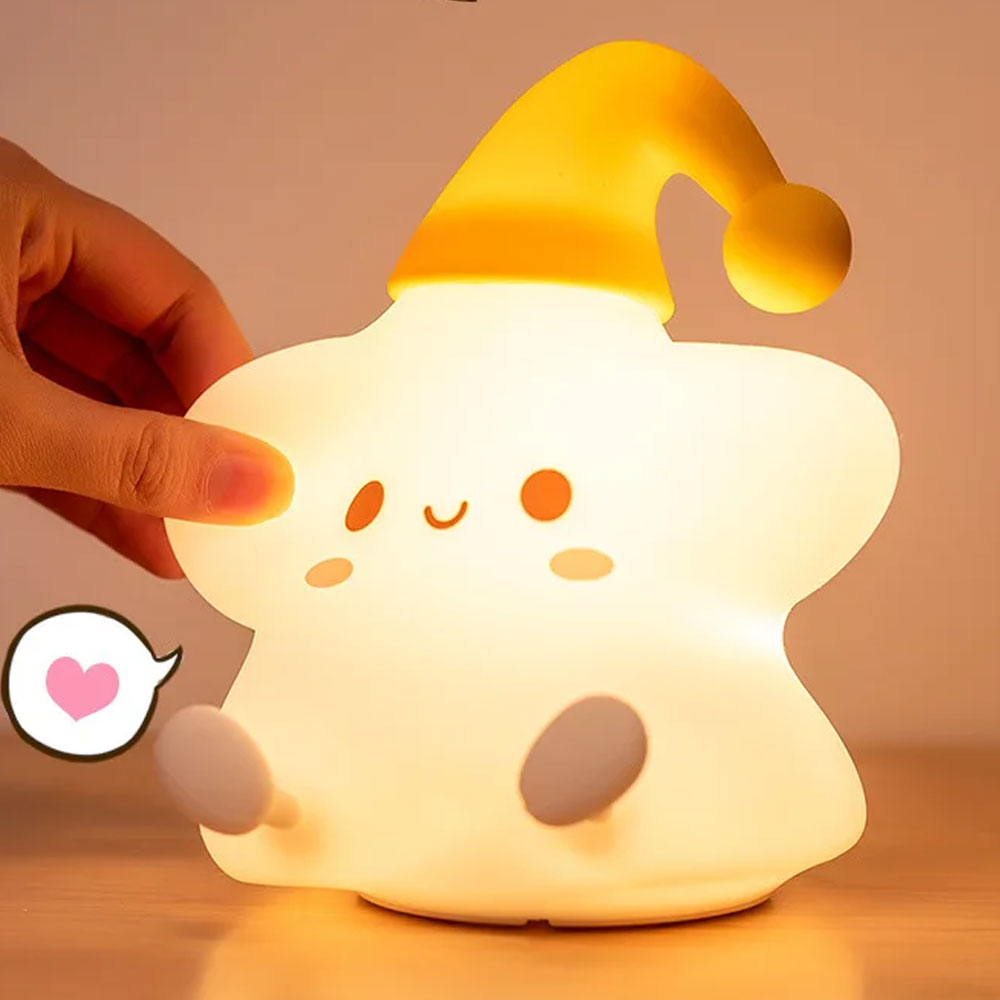 Luminária Touch Estrela LED RGB KR107